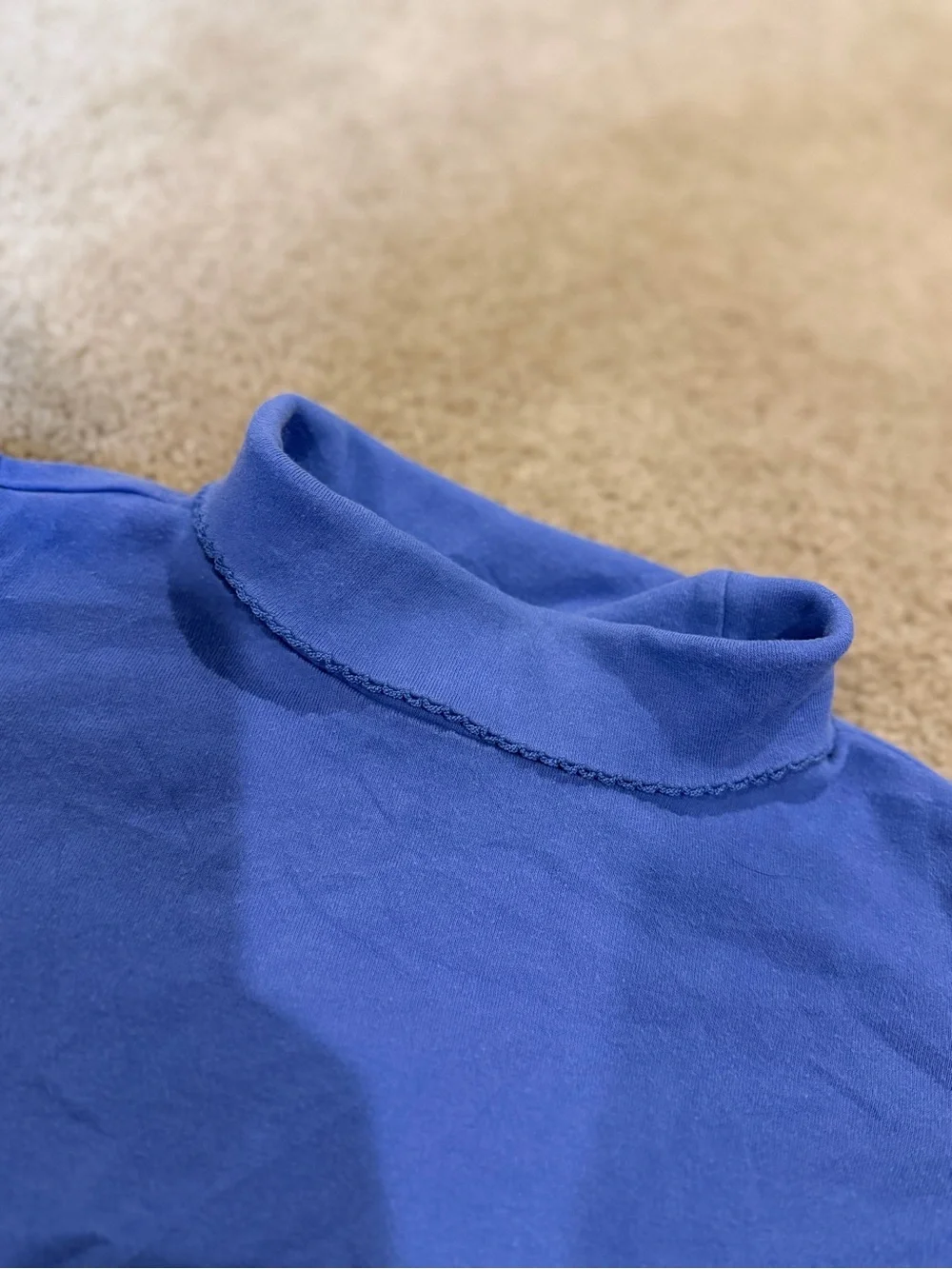 Vintage Rainbow Tag Gymboree Blue Turtleneck Kids Small 90s
